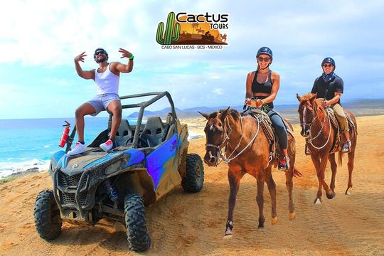 Beach UTV & Sky Bike COMBO in Cabo by Cactus Tours Park
