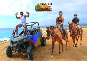 Beach UTV & Sky Bike COMBO in Cabo by Cactus Tours Park