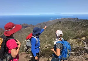 Panoramic route across the Teno rural Park in Tenerife