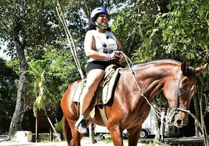 ATV Adventure and Horseback Ride with Ziplines, Cenote from Tulum