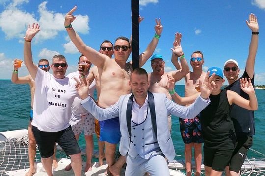 Caribbean Vibes Private Catamaran with Open Bar