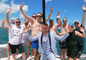 Caribbean Vibes Private Catamaran with Open Bar