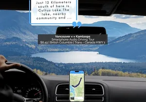 Smartphone Audio Driving Tour between Kamloops and Vancouver