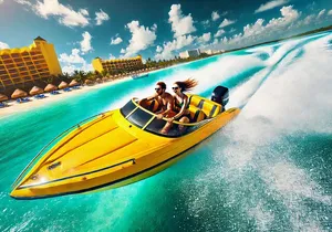 Fast & Fun: Cancun Speedboat Tour with Snorkeling
