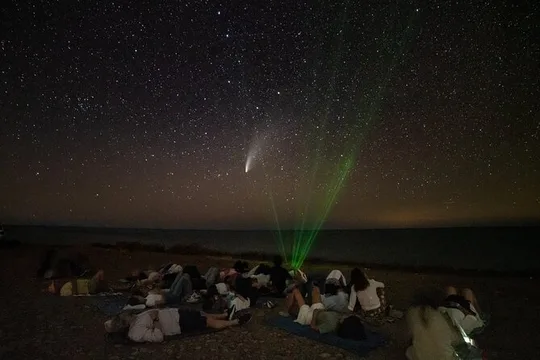 Astronomical excursion to Ustica