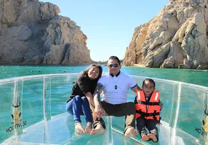 45 Minute Transparent Boat Ride to the Arch of Cabo San Lucas