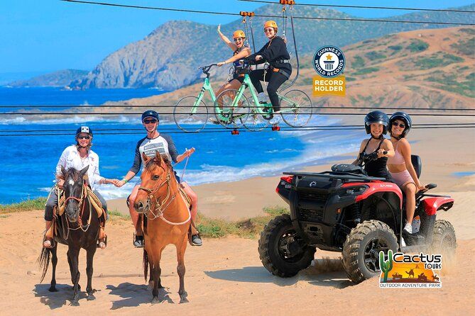 Beach ATV Adventure, Free Horseback Ride, and Sky Bike Experience