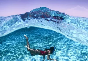 Full-Day El Cielo Snorkel Tour in Cozumel with Transportation and Lunch