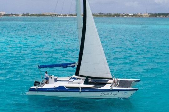 Private Catamaran to Isla Mujeres! Drinks, Party & Adventure