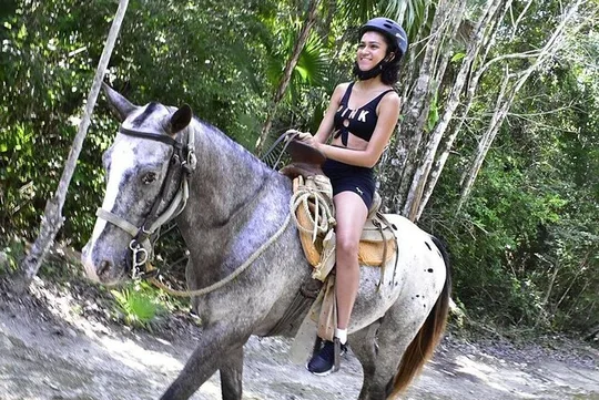 Horseback Ride, ATV, Zipline, Cenote from Playa del Carmen