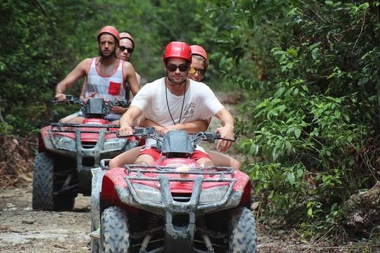 The best ATVs, zipline, cenote tour with lunch and transportation