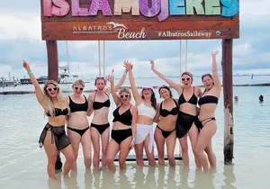 Exclusive Only Adults Experience at Isla Mujeres! Catamaran Tour