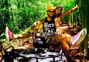5-in-1 Adventure in Cancun: ATVs, Ziplines, Speed Boat, Snorkel and Cenote Swim