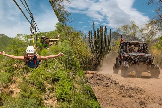 Fully Automatic Polaris 570cc ATV on Beach and Desert