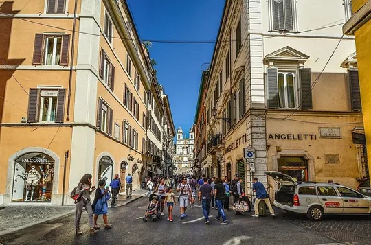 Rome city walking tour spanish steps Trevi Fountain Piazza Navona