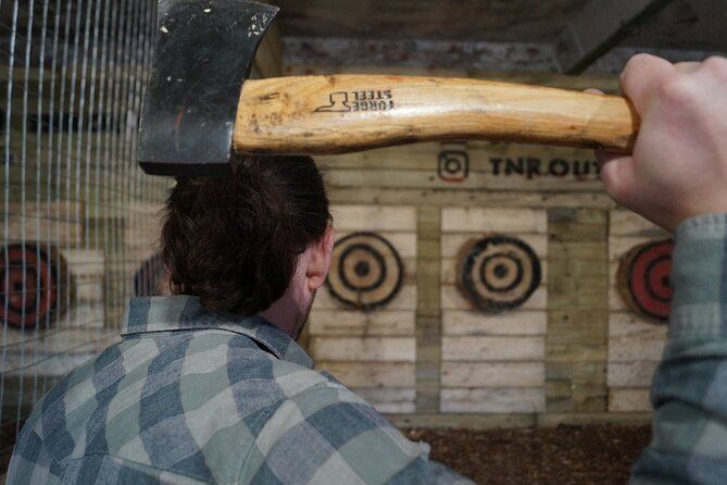 30 Minute Axe Throwing Experience in Llangollen