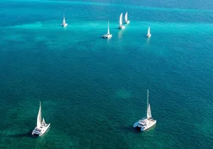 Sailing Catamaran with Open Bar to Isla Mujeres