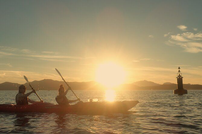 Sunset Dolphin Kayak Tour at Golfo Aranci