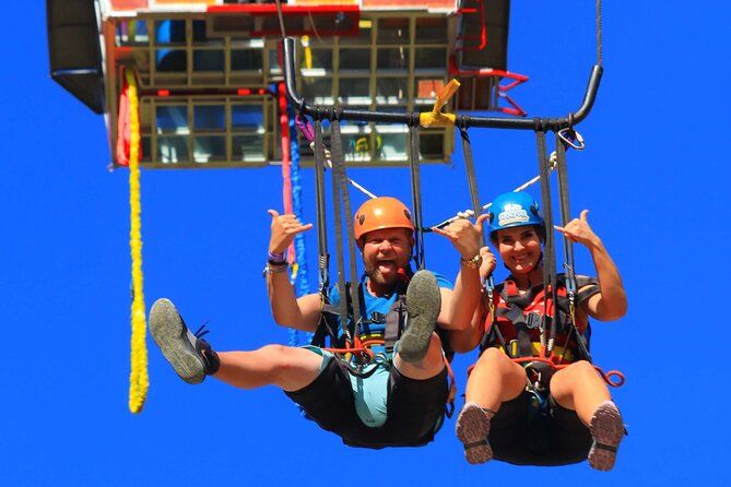 Extreme Swing from a Glass Bottom Gondola
