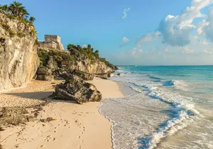 5x1 Tour: Tulum Coba Cenote Mayan Village and Playa del Carmen
