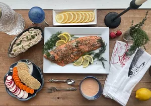 Alaskan Salmon Cooking Class & Dining Experience