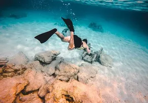 Catamaran Sailing to Isla Mujeres in Stunning Caribbean Waters