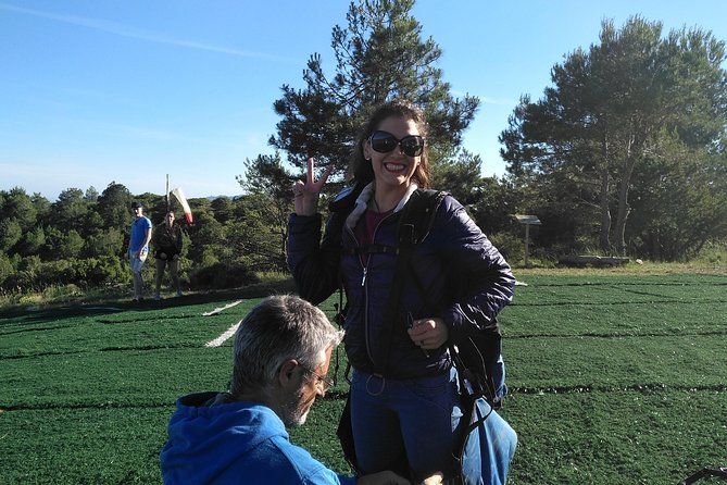 paragliding at the mountains with hotel pickup