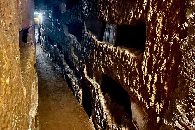 Small Group Express Tour of Roman Catacombs with Transfer