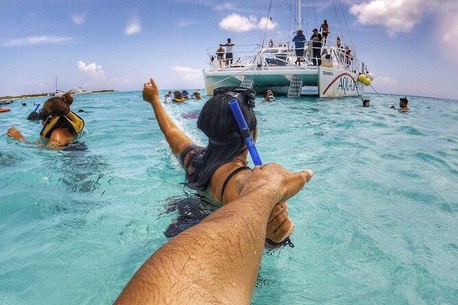 Full-Day Catamaran Cozumel Tour with Sky Snorkeling & Kuza