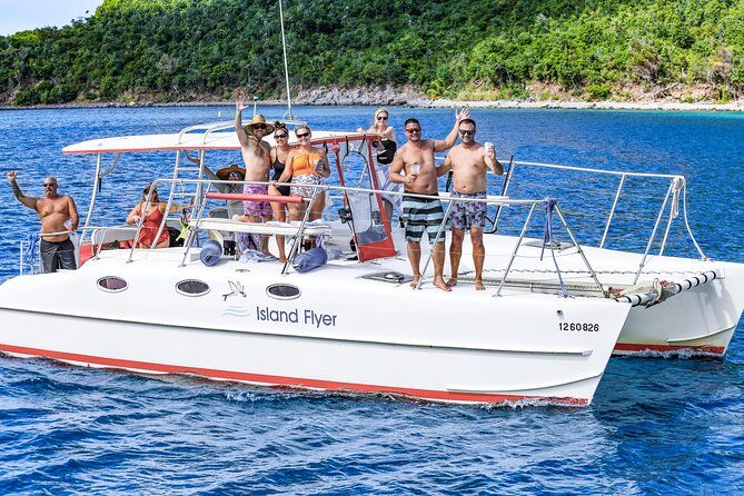 Full or Half Day Private Power Catamaran- USVI Beach and Snorkel