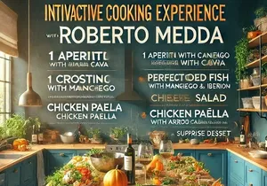 Cooking Class and dinner with Chef Roberto