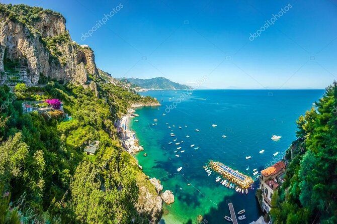 Full Day Private Boat Tour of Amalfi Coast from Amalfi