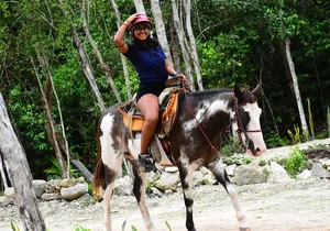 Horseback Riding, ATV (Shared), Cenote & Ziplines - Adventure from Cancun