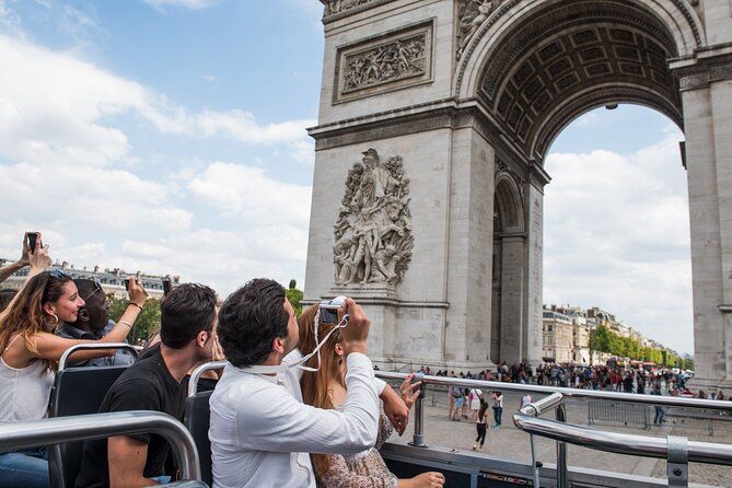 Arc de Triomphe, Hop-On Hop-Off Bus and Optional River Cruise