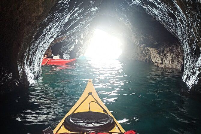 Full Day Kayak Adventure to Palinuro and Blue Grotto