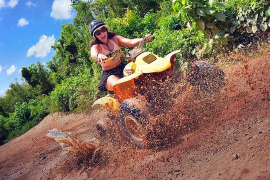 Cancun Combo: ATV Jungle Adventure & Glass Boat Tour