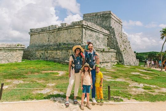 4X1 TOUR Tulum, Coba, Cenote & Playa del Carmen with buffet
