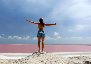 Las Coloradas Amazing Pink Lake & Rio Lagartos from Tulum