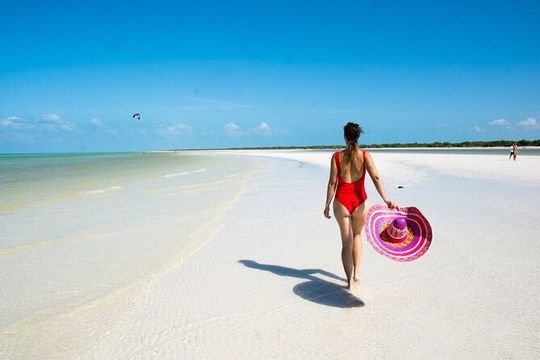 Holbox Full-Day Boat Tour: Yalahau Cenote & Passion Island