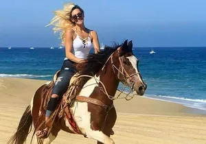 Cabo San Lucas Horseback Ride on Beach and Desert
