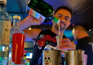 Mezcal vs. Tequila Cocktail Tasting in a Cantina