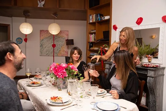 Traditional Roman Dinner made with Nonna's Recipes