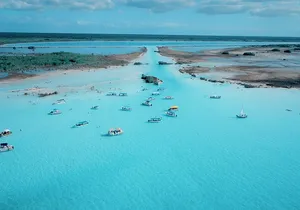 Colorful BACALAR. Incredible Pontoon Tour in one day from Cancun or Riviera Maya