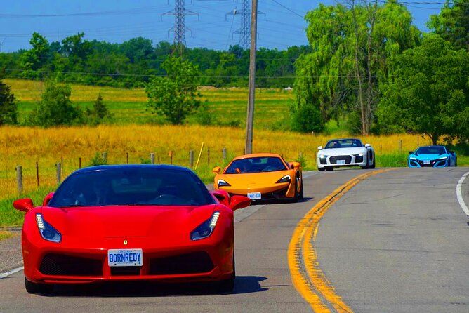 Exotic or Supercar Test Drive with passenger on Hamilton Mountain