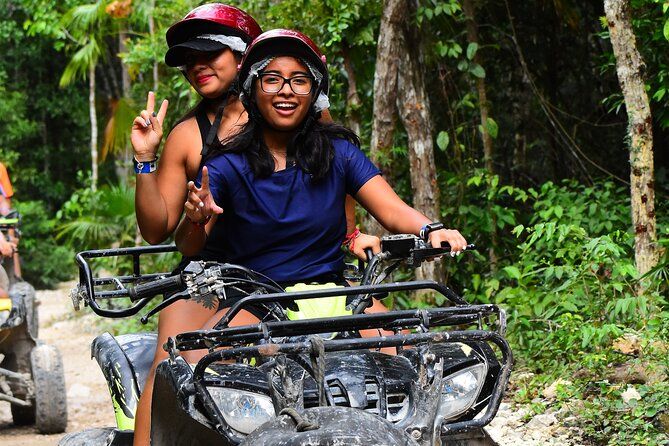 ATV (shared), Horse Back Riding, Ziplines, & Cenote from Cancún