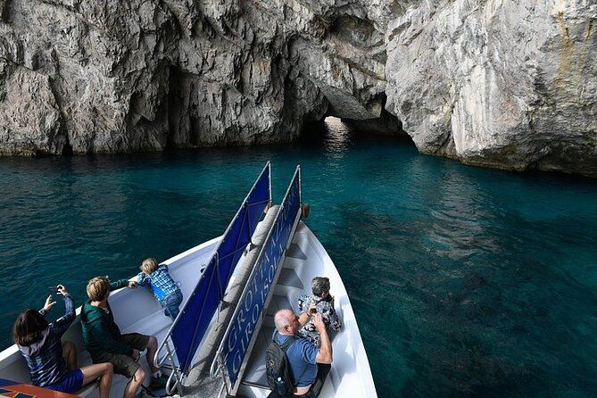 Full-Day Guided Boat Tour to Capri from Sorrento with Limoncello