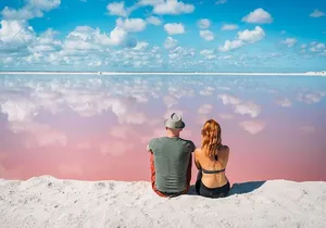 Pink Lake Tour from Las Coloradas with lunch and boat ride
