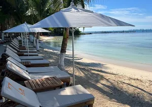 Exclusive Beach Club Catamaran Isla Mujeres Tour