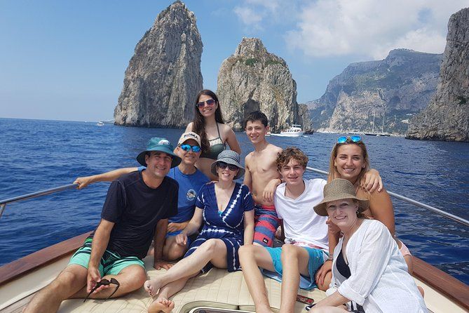 Private Boat Tour to Capri from Sorrento on a 38-Foot Apreamare