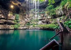Tour from Cancun to Chichen Itza with cenote food and Valladolid
